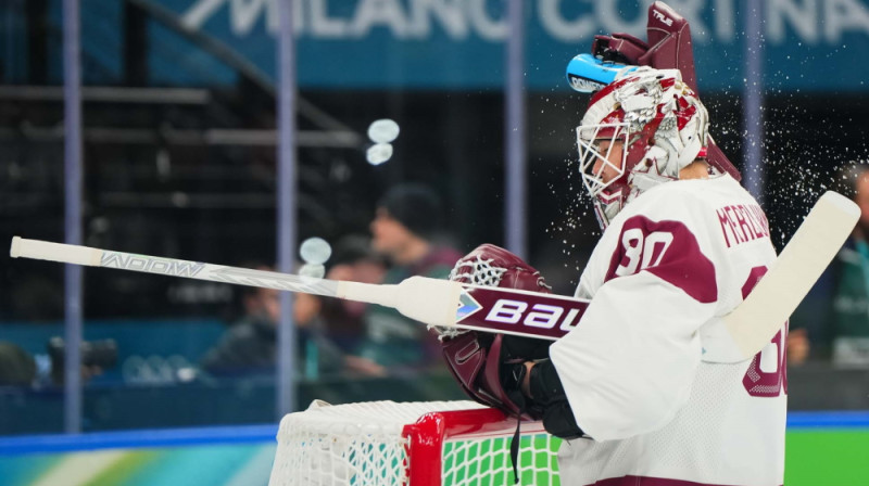 Elvis Merzļikins. Foto: IIHF