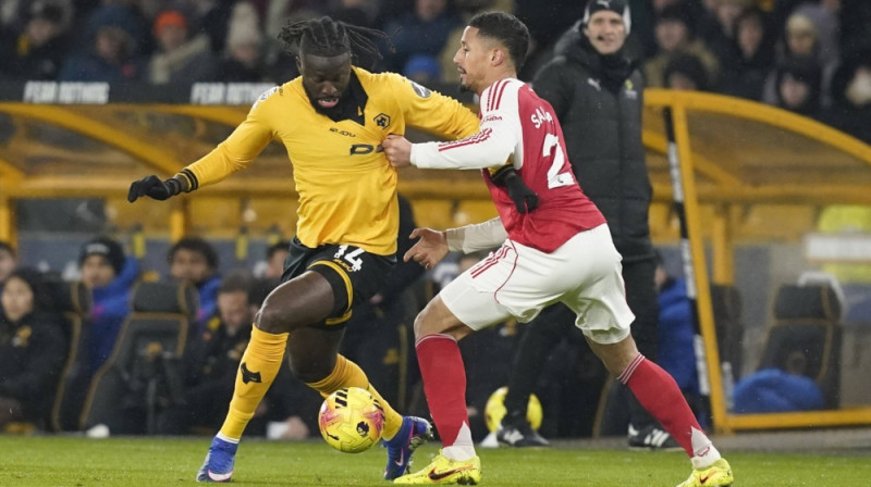 Tolu Arokodare pret Viljamu Salibā. Foto: AP/Scanpix