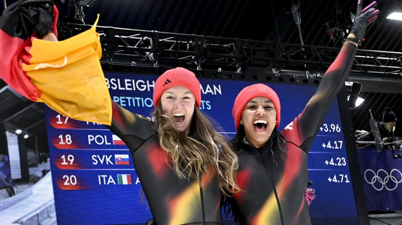 Laura Nolte un Debora Levi. Foto: EPA/Scanpix
