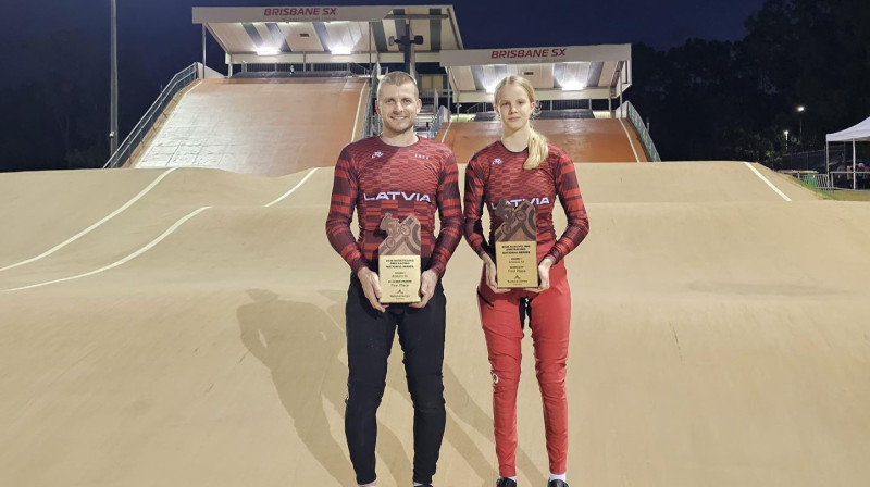 Ģirts Jonkus un Melānija Čudare ar uzvarām sāk jauno sezonu
Foto: Publicitātes