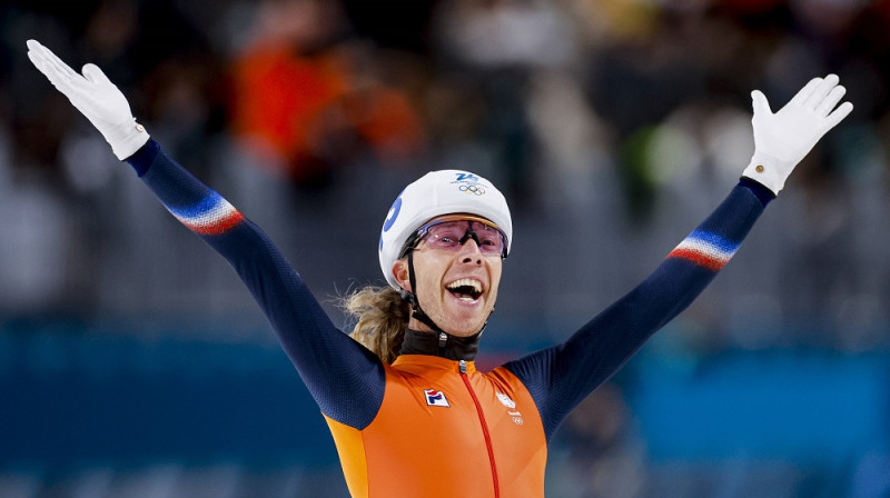 Jorits Bergsma 2026. gada 21. februārī. Foto: imago/Scanpix