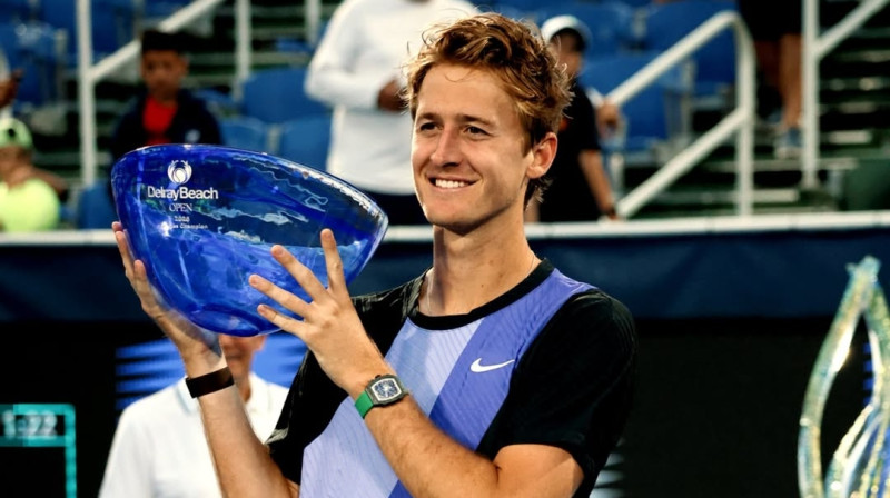 Sebastians Korda. Foto: Delray Beach Open