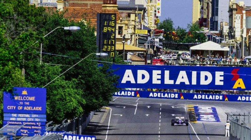 Adelaidas ielās savulaik notika F1 sacīkstes. Foto: Motorsport.com