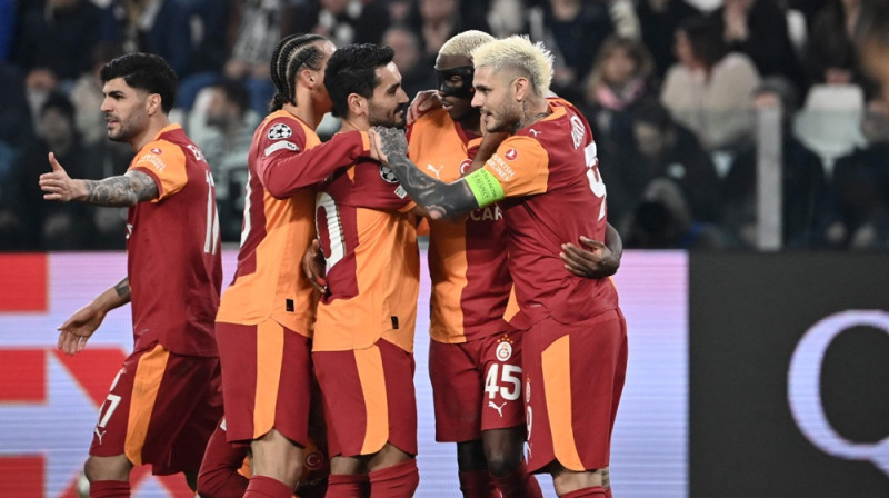 "Galatasaray" futbolisti. Foto: AFP/Scanpix