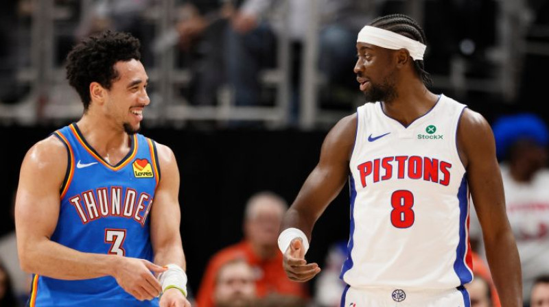 Džereds Makkeins un Keriss Leverts. Foto: AP/Scanpix