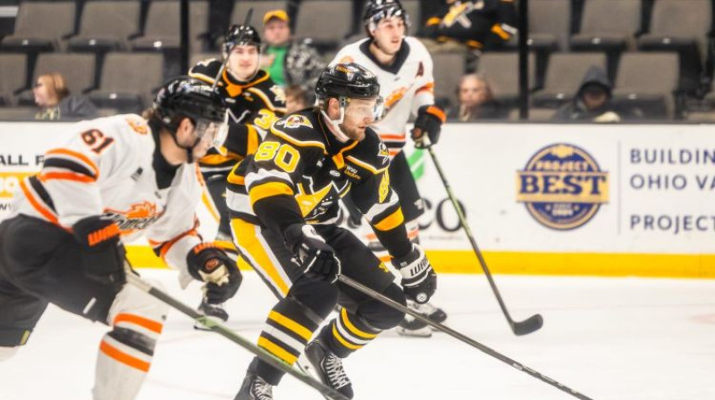 Raivis Ansons (#80). Foto: Wheeling Nailers