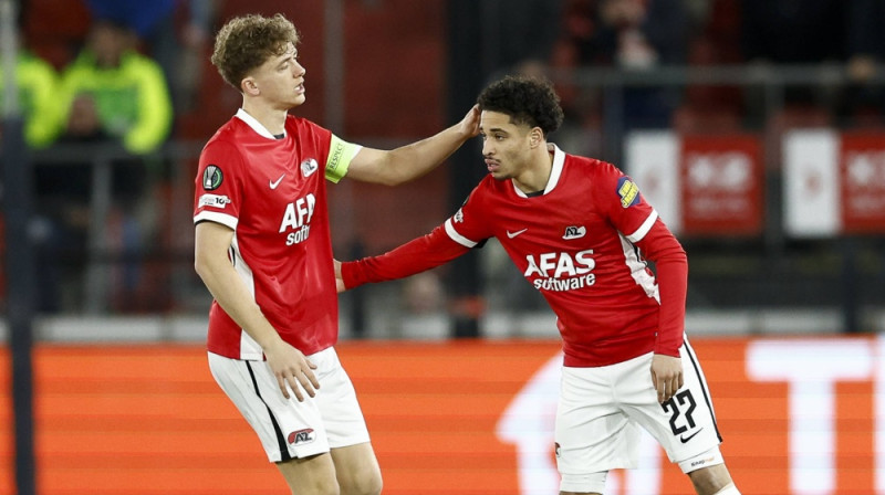 Alkmāras AZ futbolisti. Foto: IMAGO/Scanpix