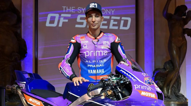 Debitants Topraks Razgatlioglu būs garākais un smagākais vīrs uz starta. Foto: Pramac Racing