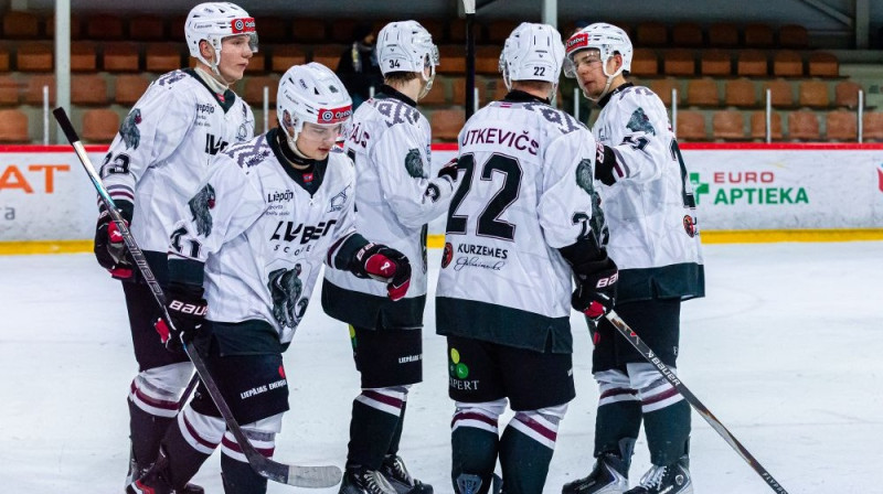 "Liepājas HK" hokejisti Foto: Liepājas Hokeja komanda/Facebook