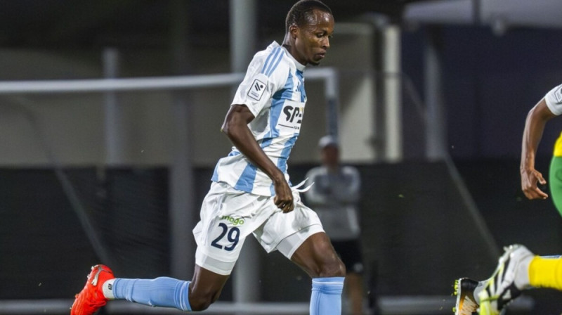 Džonsons Kabagambe. Foto: Riga FC