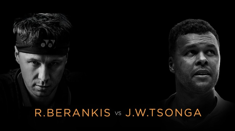 Ričards Beraņķis un Žo Vilfrīds Conga. Foto: kakava.lt