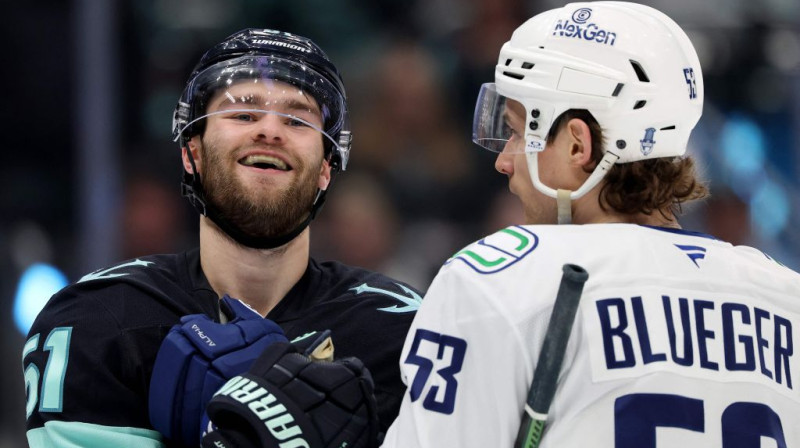 Šeins Raits un Teodors Bļugers. Foto. AP. Scanpix
