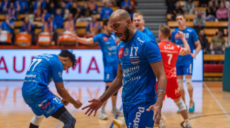 Pērnavas komandas venecuēliešu volejbolists Karloss Hulio Paess. Foto: Aivar Kütt/Pärnu Võrkpalliklubi