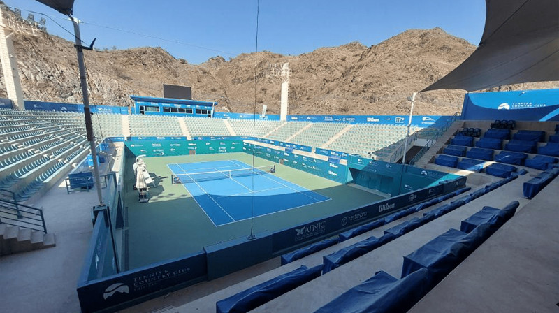 Fudžeiras tenisa stadions. Foto: atptour.com