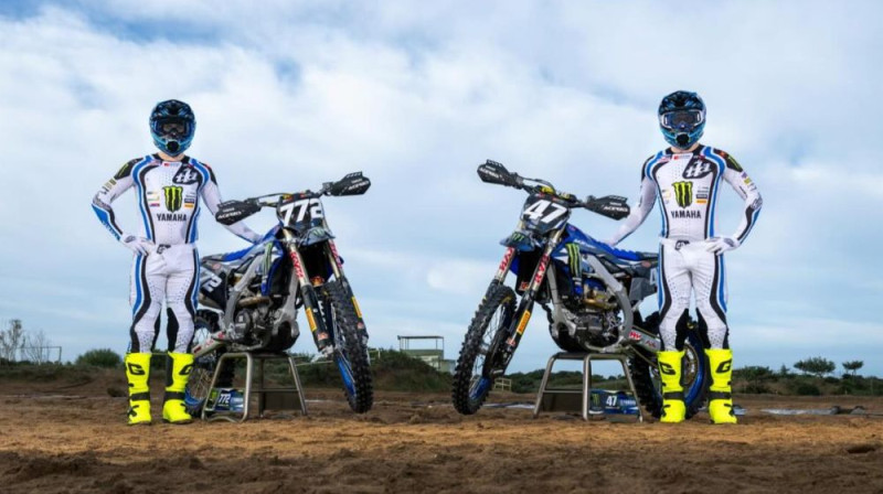 Jānis un Kārlis Reišuļi. Foto: Yamaha Racing
