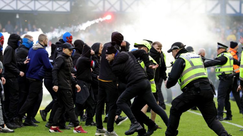 Glāzgovas derbijs. Foto: AP/Scanpix