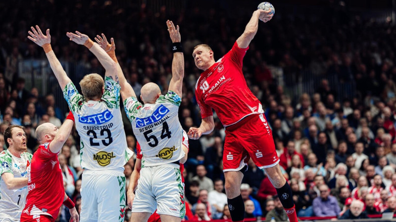 Dainis Krištopāns uzbrukumā. Foto: Alibek Käsler