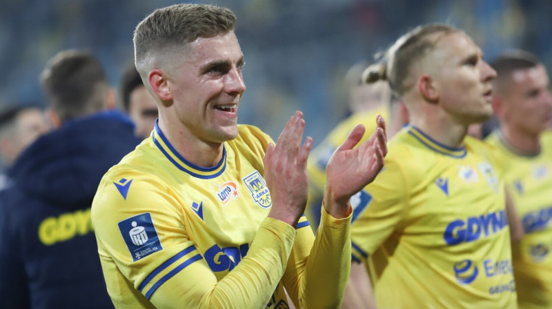 Vladislavs Gutkovskis. Foto: Tomasz Duc/Arka Gdynia