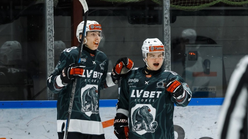 "Liepājas HK" hokejisti. Foto: Liepājas hokeja komanda