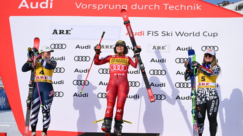 Godalgoto trijnieks. Foto: FIS/ ActionPress/ Jonathan Nackstrand)