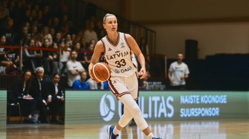 Kitija Laksa 2026. gada 17. martā. Foto: FIBA