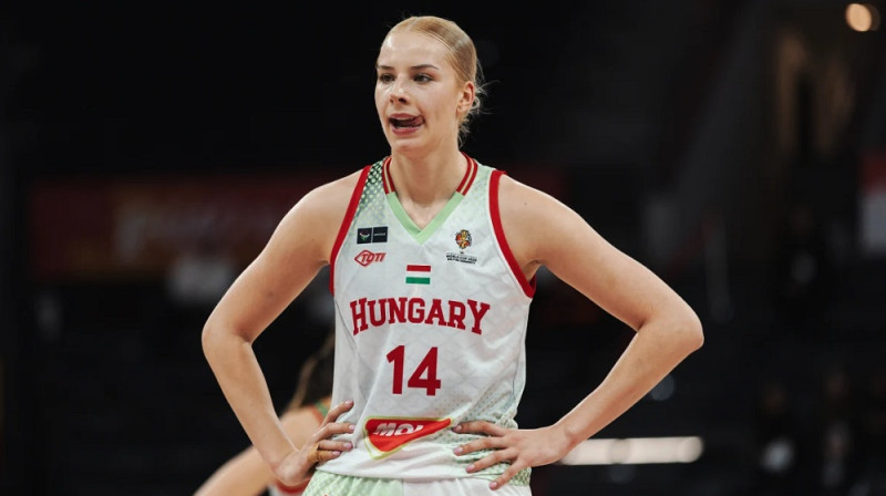 Dorka Juhāša un Ungārija: ceļazīme uz Pasaules kausu pēc 28 gadiem. Foto: FIBA
