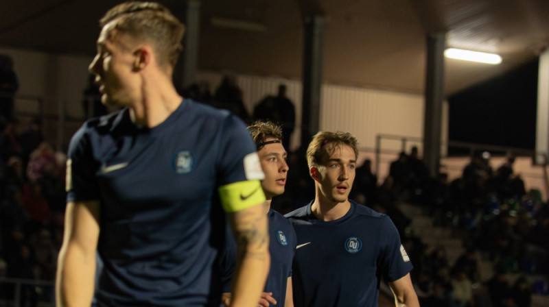 "Ogre United" futbolisti. Foto: Jānis Prikulis/Virslīga Flickr