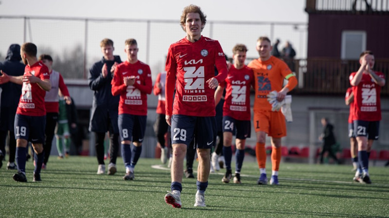 Jelgavas futbolisti pēc mača, Foto: Ruslans Antropovs