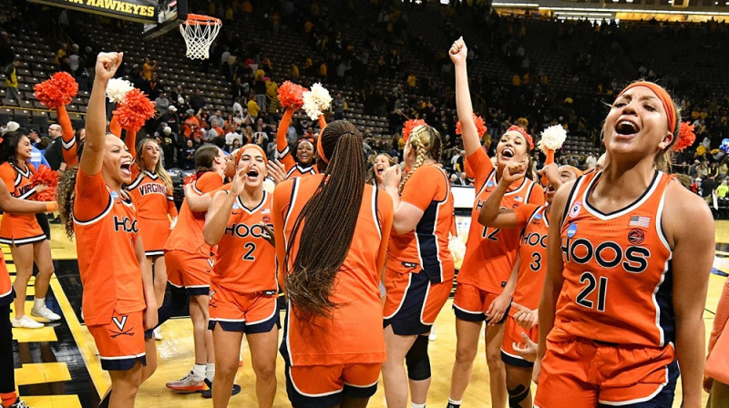 "Virginia" basketbolistes. Foto: UVA