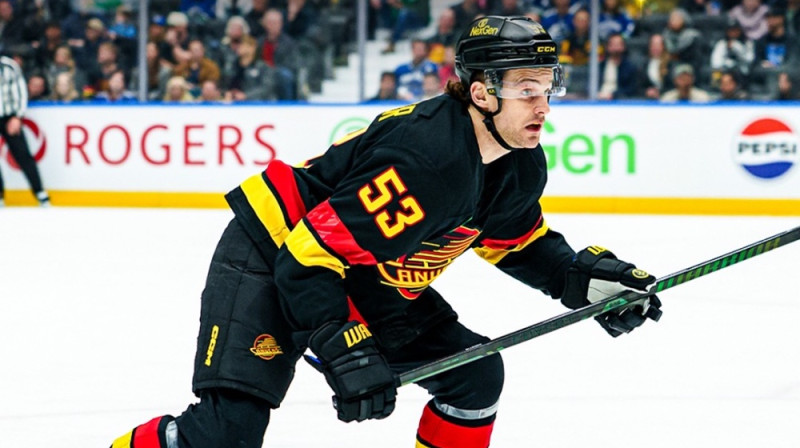 Teodors Bļugers. Foto: Vancouver Canucks
