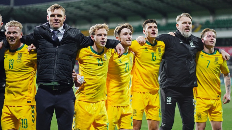 Lietuvas izlase. Foto: Lietuvos futbolas
