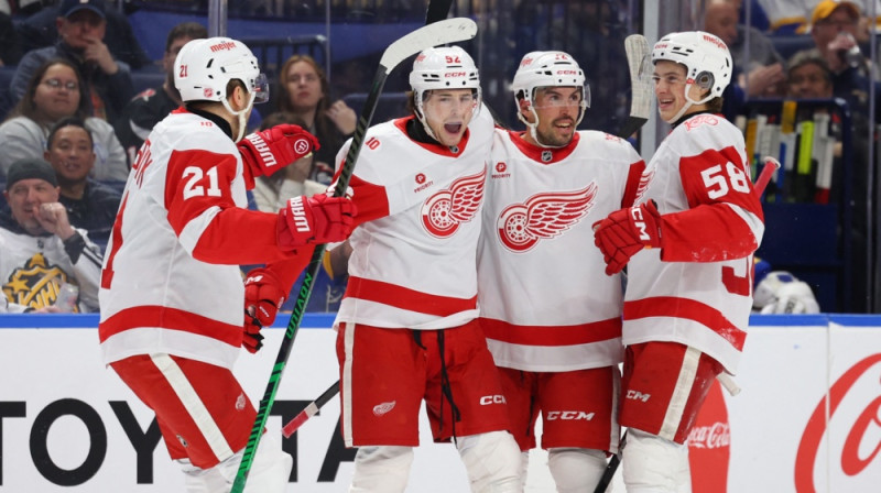 Detroitas "Red Wings". Foto: Reuters/Scanpix
