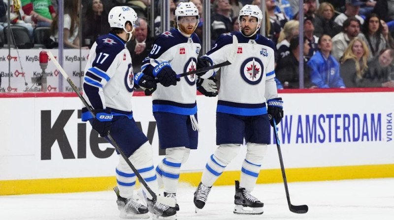 Vinipegas "Jets" hokejisti Foto: RC/Scanpix