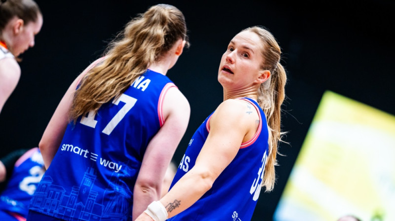 Anna Liepiņa un Kate Vilka 2026. gada 3. aprīlī. Foto: Kamile Linkevičiūte