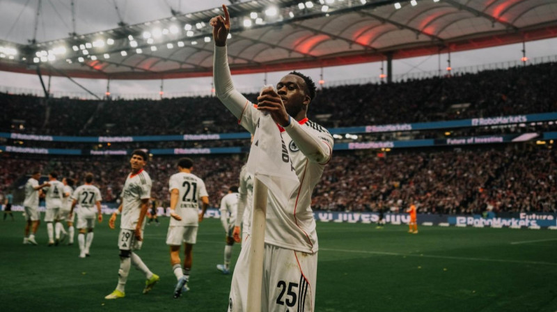 Arno Kalimuendo. foto: Eintracht Frankfurt