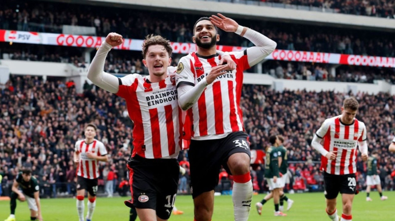PSV uzvara. foto: PSV