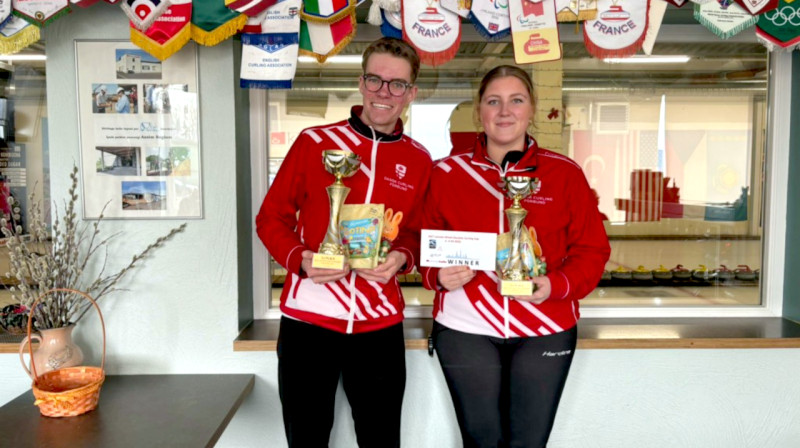 Karolīna Jensena un Aleksanders Kvists (Dānija)
Foto: Sporta klubs “OB”