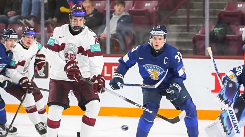 Roberts Naudiņš. Foto: IIHF