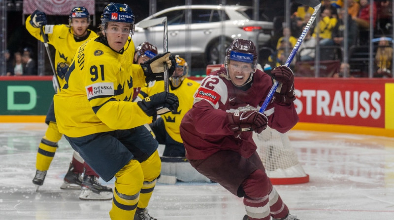 Leo Kārlsons un Gļebs Prohorenkovs. Foto: Ansis Ancovs