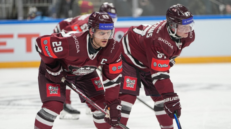 Ralfs Freibergs un Kristaps Skrastiņš. Foto: Guntis Lazdāns/LHF