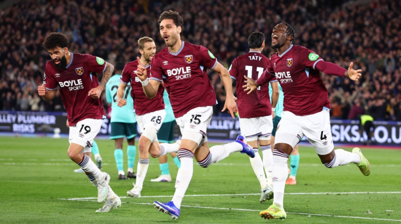 "West Ham United" futbolisti. Foto: Imago/Scanpix