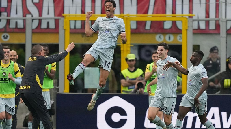 Arturs Ata pēc vārtu guvuma Foto: AN/Scanpix