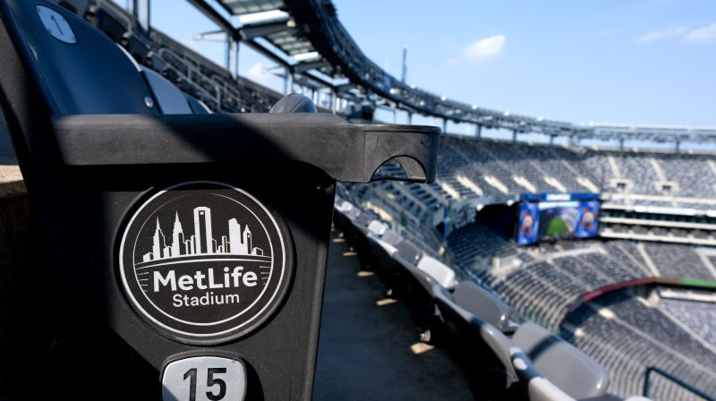 "MetLife" stadions, kurā notiks astoņas PK2026 spēles, ieskaitot finālmaču. Foto: dpa/picture-alliance/Scanpix