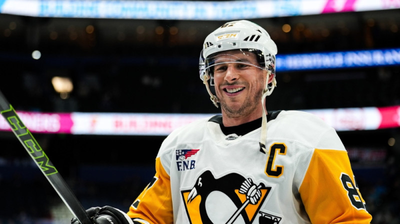 "Penguins" kapteinis Sidnijs Krosbijs. Foto: Pittsburgh Penguins﻿