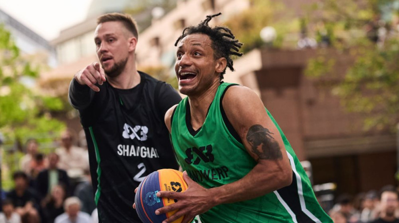 Fonā Kārlis Lasmanis. Foto: FIBA 3x3