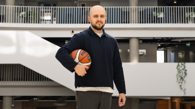 Kristiāns Dilāns. Foto: LU basketbols