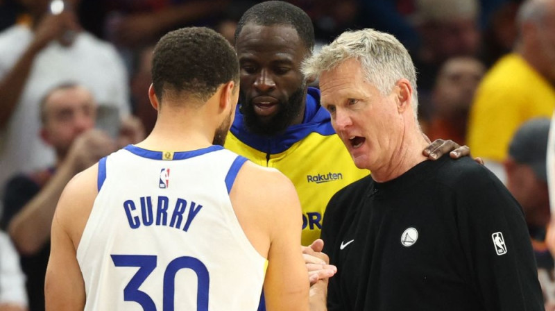 Stefens Karijs, Dreimonds Grīns un Stīvs Kers Foto: RC/Scanpix