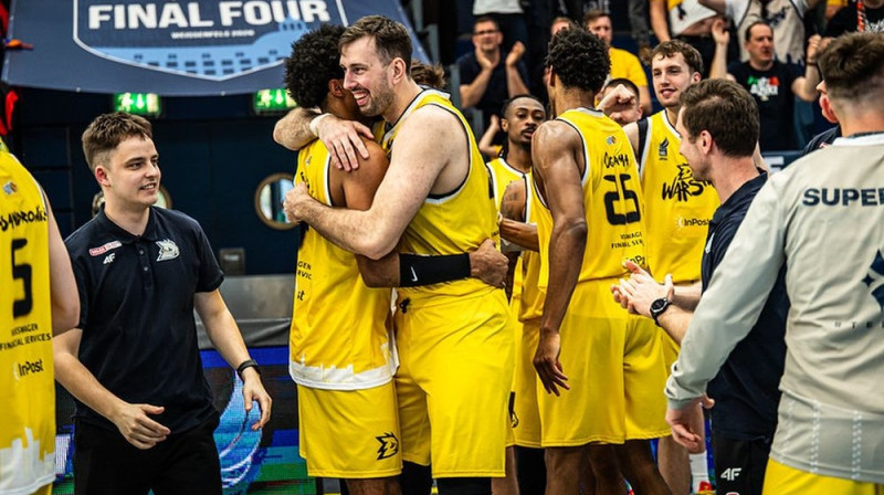 Varšavas "Dziki" basketbolisti Foto: ENBL
