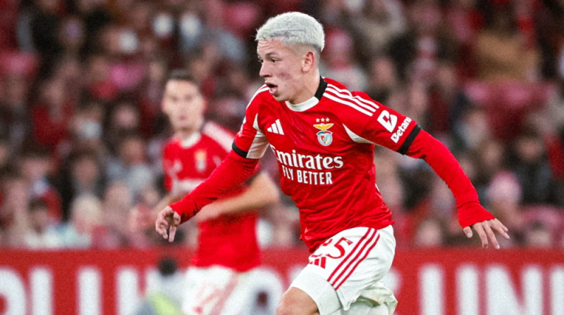 Džanluka Prestianni. Foto: Sport Lisboa e Benfica