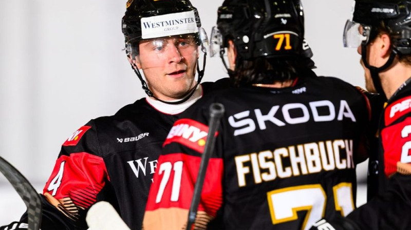 Vācijas izlases hokejisti Foto: Deutscher Eishockey-Bund
